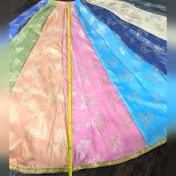 Beautiful multicolored indian lehenga - Picture 4 of 4
